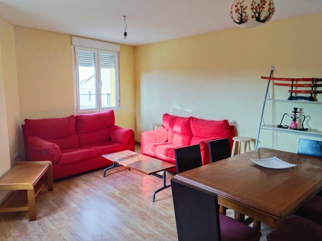 Living room of Duplex for sale in Cogollos  with Heating, Parquet flooring and Furnished