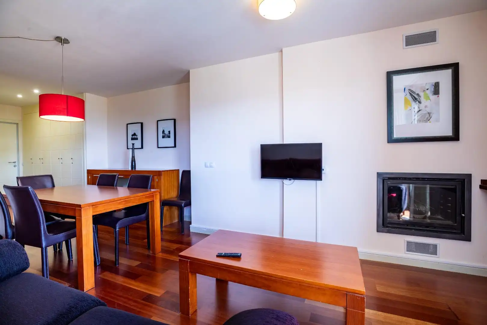 Esszimmer von Wohnung zum Verkauf in Sabiñánigo mit Heizung, Parkett und Terrasse