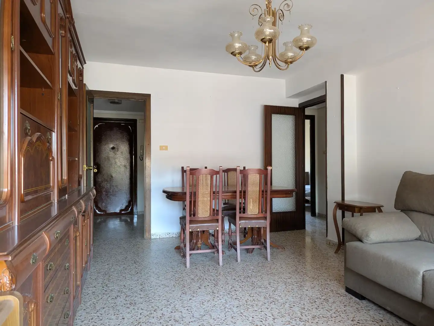 Dining room of Flat for sale in Monzón  with Heating, Terrace and Storage room