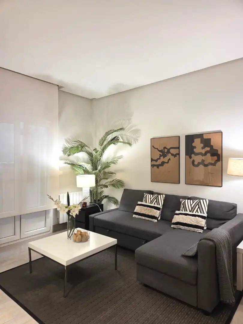 Living room of Apartments for sale in Bilbao   with Heating, Furnished and Washing machine