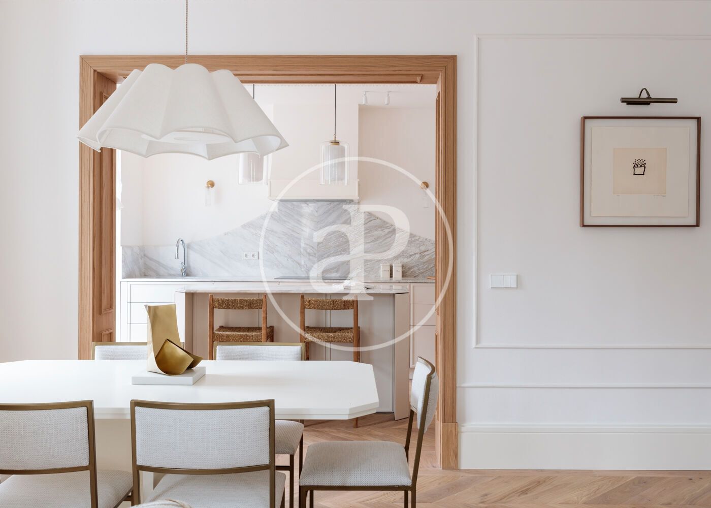 Menjador de Pis en venda en  Madrid Capital amb Aire condicionat, Calefacció i Moblat