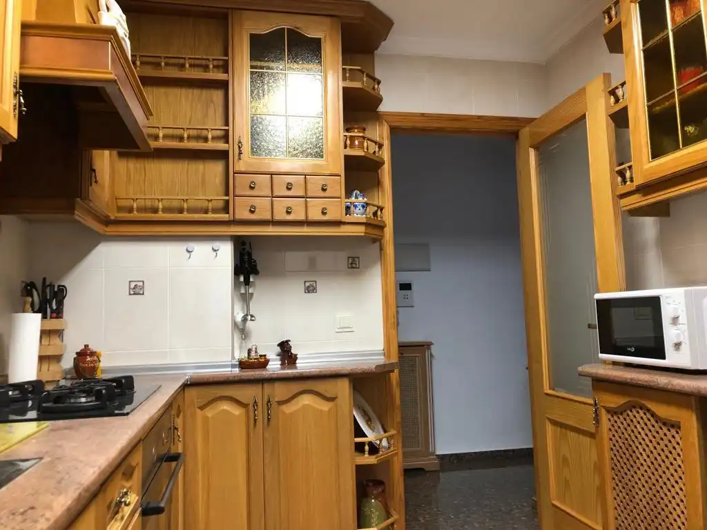 Küche von Wohnung zur Miete in Albacete mit Heizung, Möbliert und Balkon