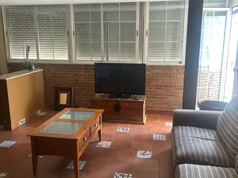 Wohnzimmer von Wohnung zur Miete in Valencia mit Klimaanlage, Heizung und Parkett