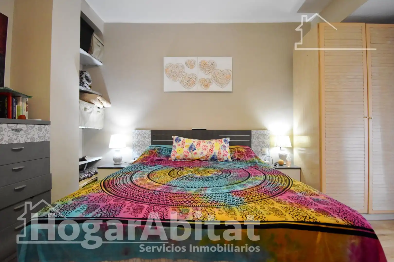 Bedroom of Flat for sale in Oliva  with Air Conditioner, Heating and Terrace