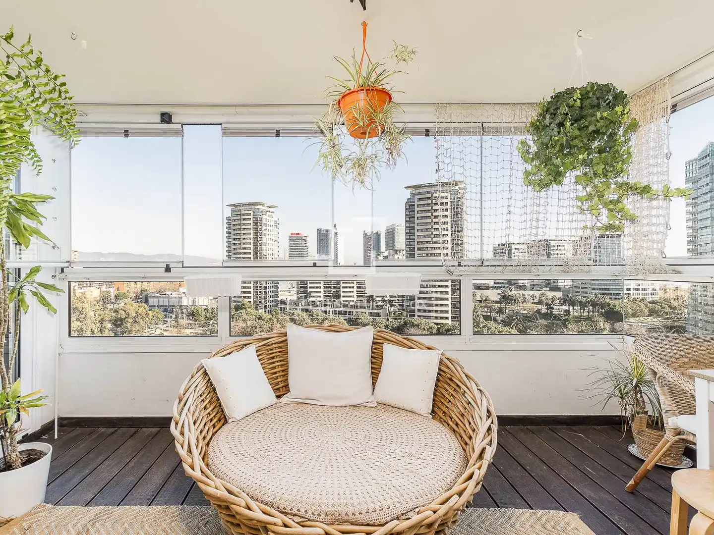 Terrasse von Wohnung zum Verkauf in Barcelona mit Klimaanlage, Heizung und Privatgarten