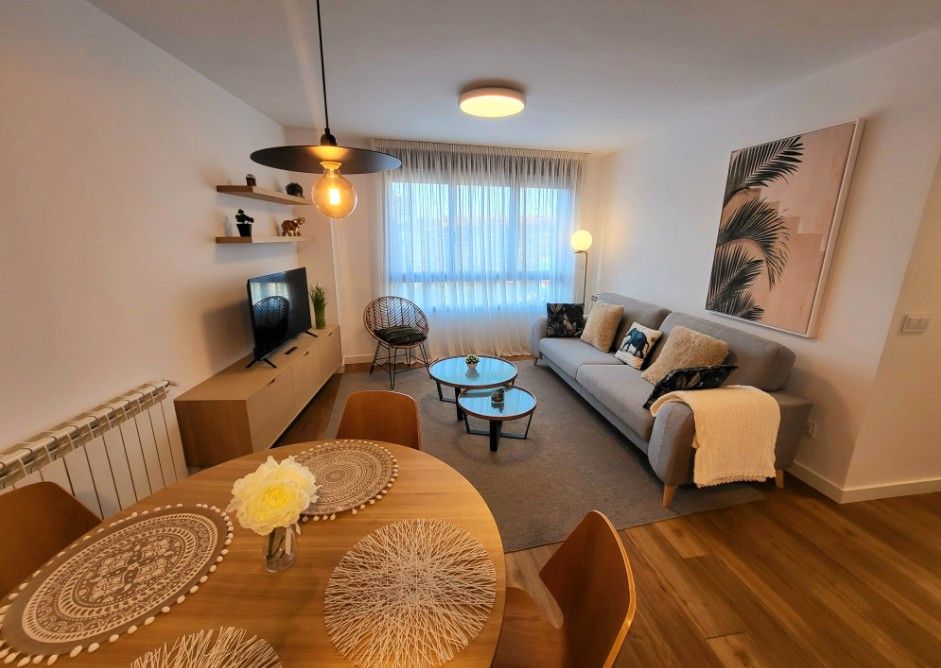Living room of Flat to rent in Vigo   with Furnished