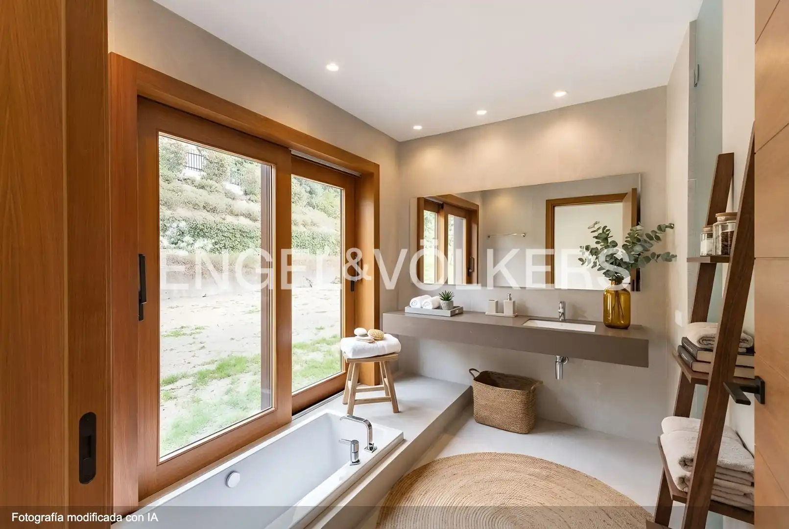Badezimmer von Country house zum Verkauf in Sant Andreu de Llavaneres mit Klimaanlage, Heizung und Privatgarten