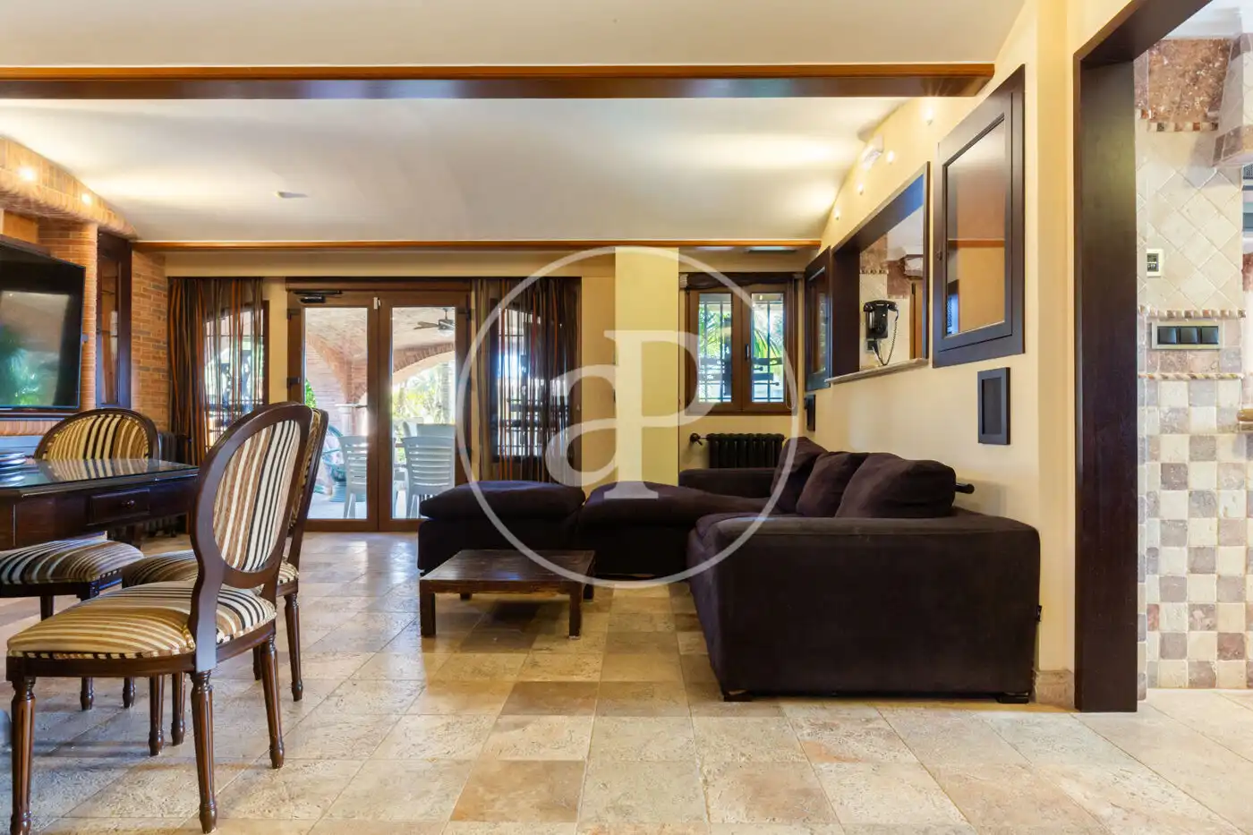 Sala de estar de Casa o chalet de alquiler en Benifaió con Aire acondicionado, Calefacción y Jardín privado