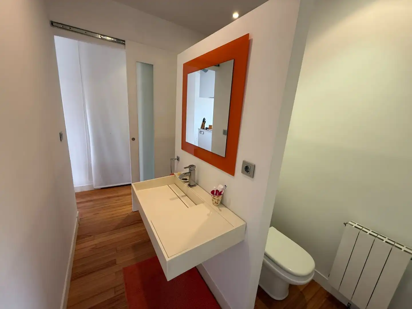 Bathroom of Attic for sale in Entrambasaguas  with Heating, Parquet flooring and Terrace