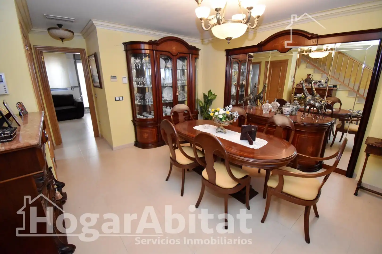 Comedor de Casa adosada en venta en Almazora / Almassora con Aire acondicionado, Calefacción y Terraza