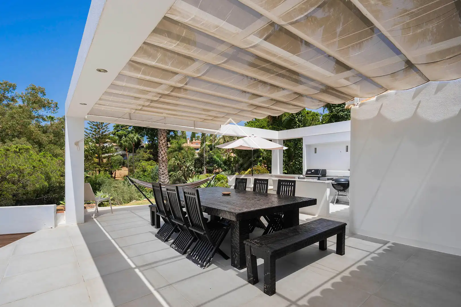 Terraza de Casa o chalet de alquiler en Marbella con Aire acondicionado, Calefacción y Jardín privado