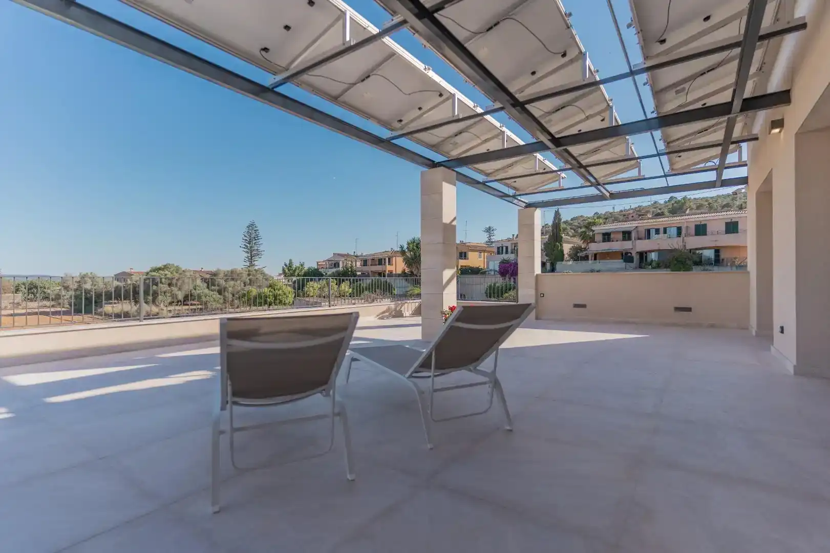 Terrace of Flat for sale in Santa Eugènia  with Air Conditioner, Private garden and Parquet flooring