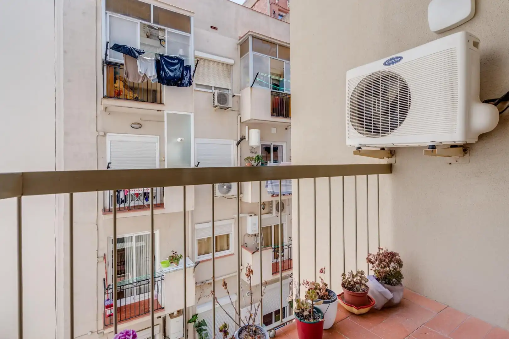 Balcony of Flat for sale in Barcelona  with Air Conditioner