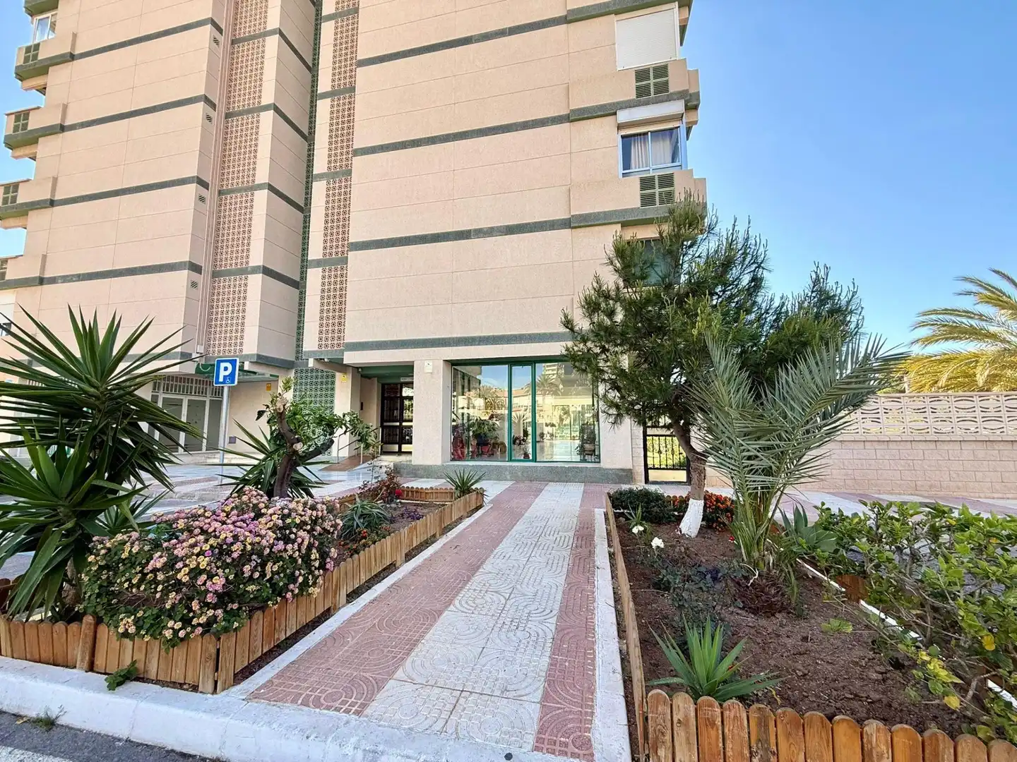 Exterior view of Study for sale in Roquetas de Mar  with Terrace and Community pool