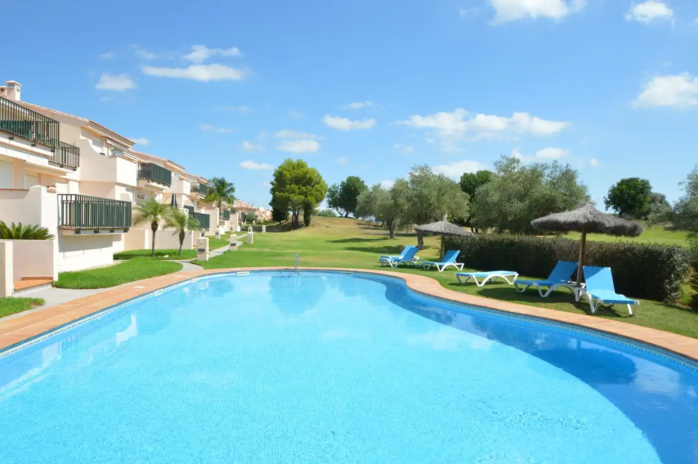 Swimming pool of Apartments for sale in San Jorge / Sant Jordi  with Air Conditioner, Heating and Terrace