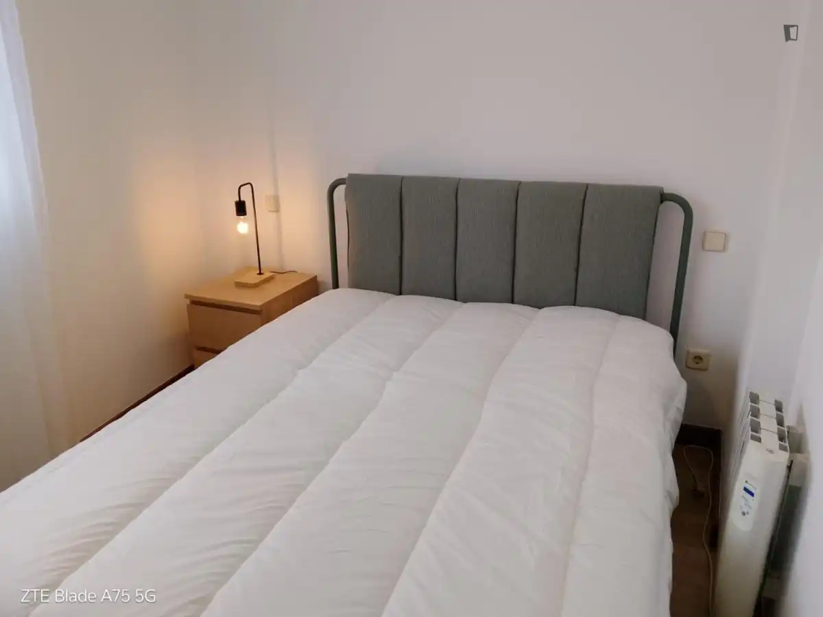 Bedroom of Apartments for rent in  Madrid Capital  with Air Conditioner, Heating and Furnished