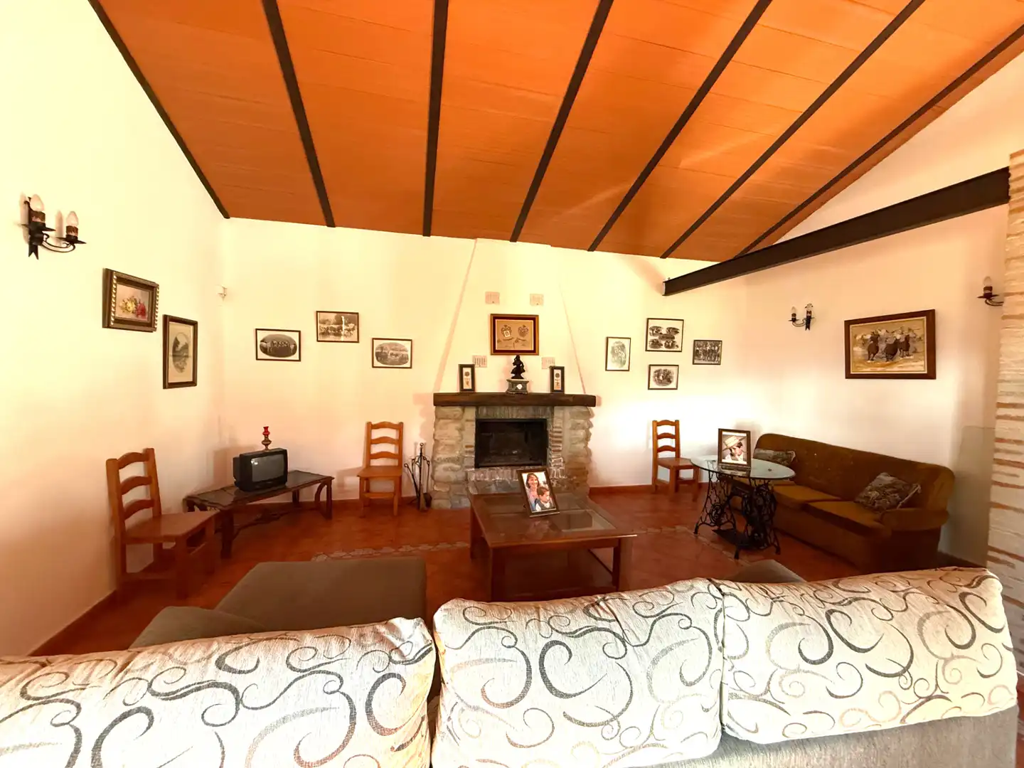 Sala de estar de Casa o chalet en venta en Málaga con Calefacción, Jardín privado y Amueblado