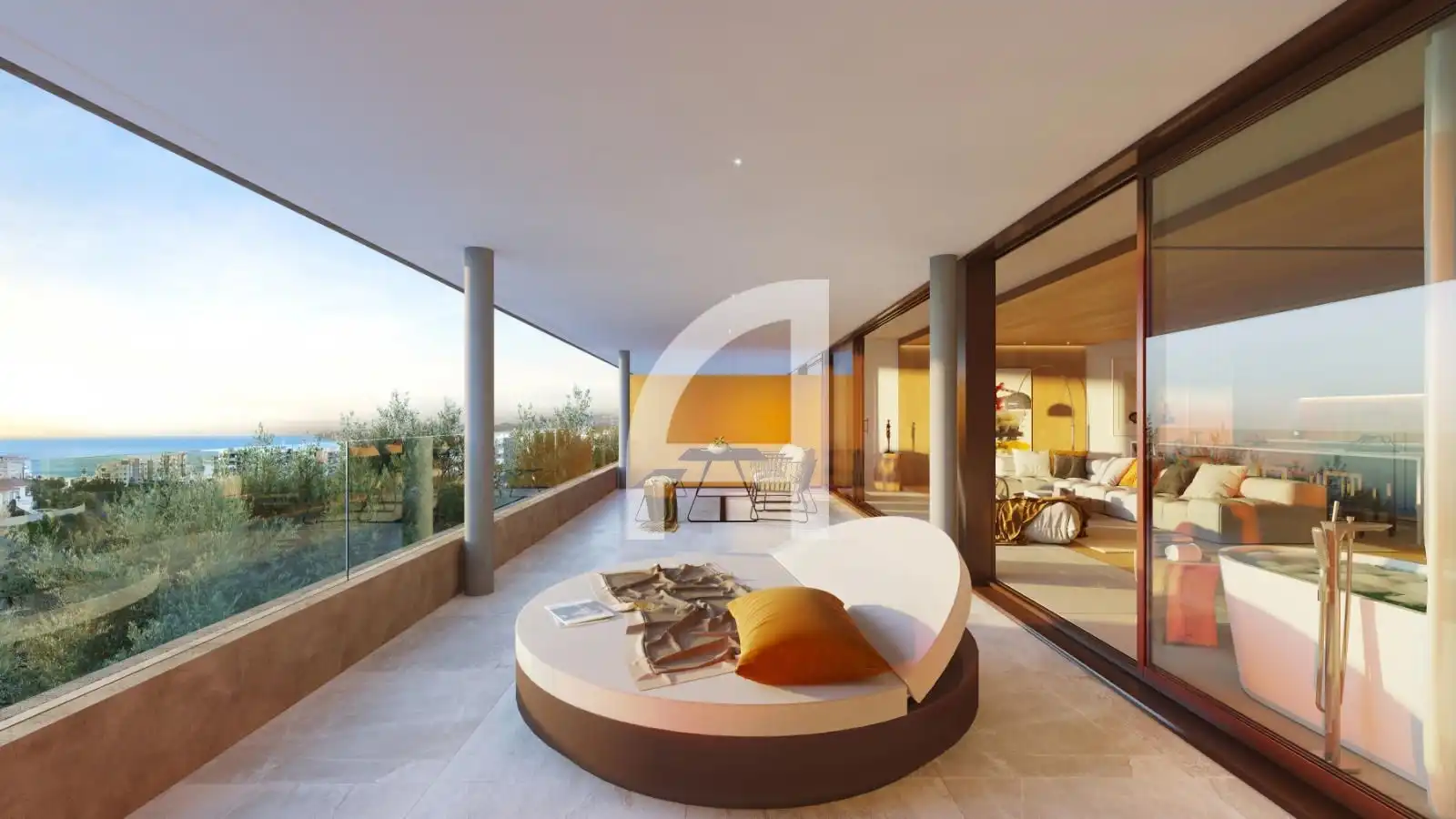 Terraza de Piso en venta en Fuengirola con Aire acondicionado, Calefacción y Parquet
