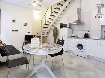 Kitchen of Duplex to rent in  Sevilla Capital  with Air Conditioner
