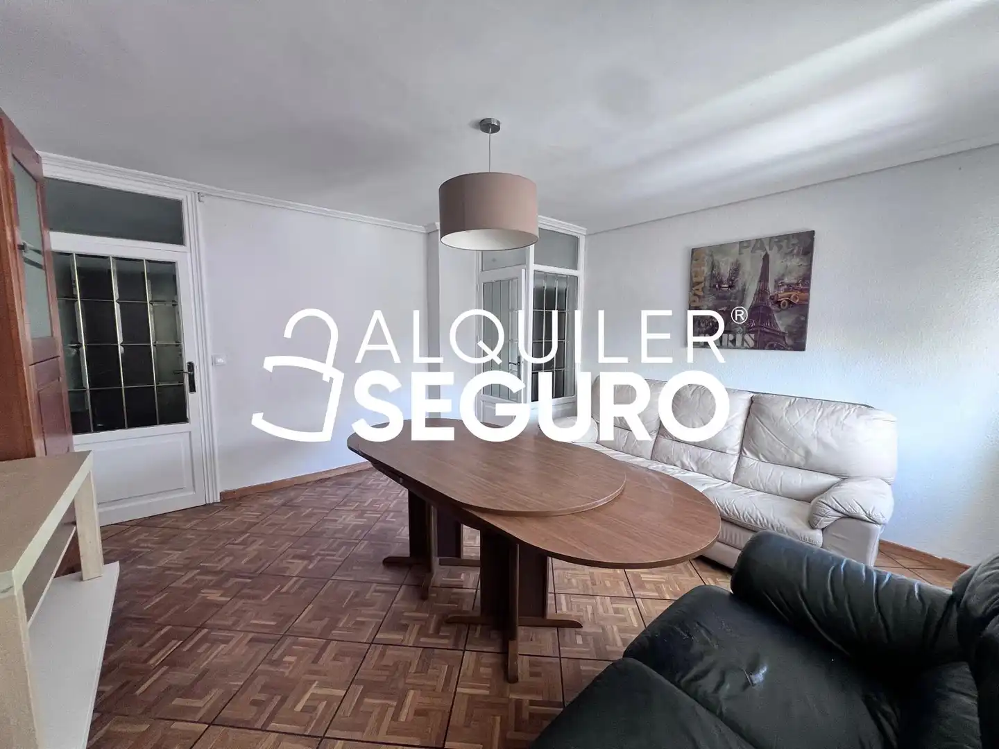 Sala de estar de Piso de alquiler en Madrid con Aire acondicionado, Calefacción y Amueblado