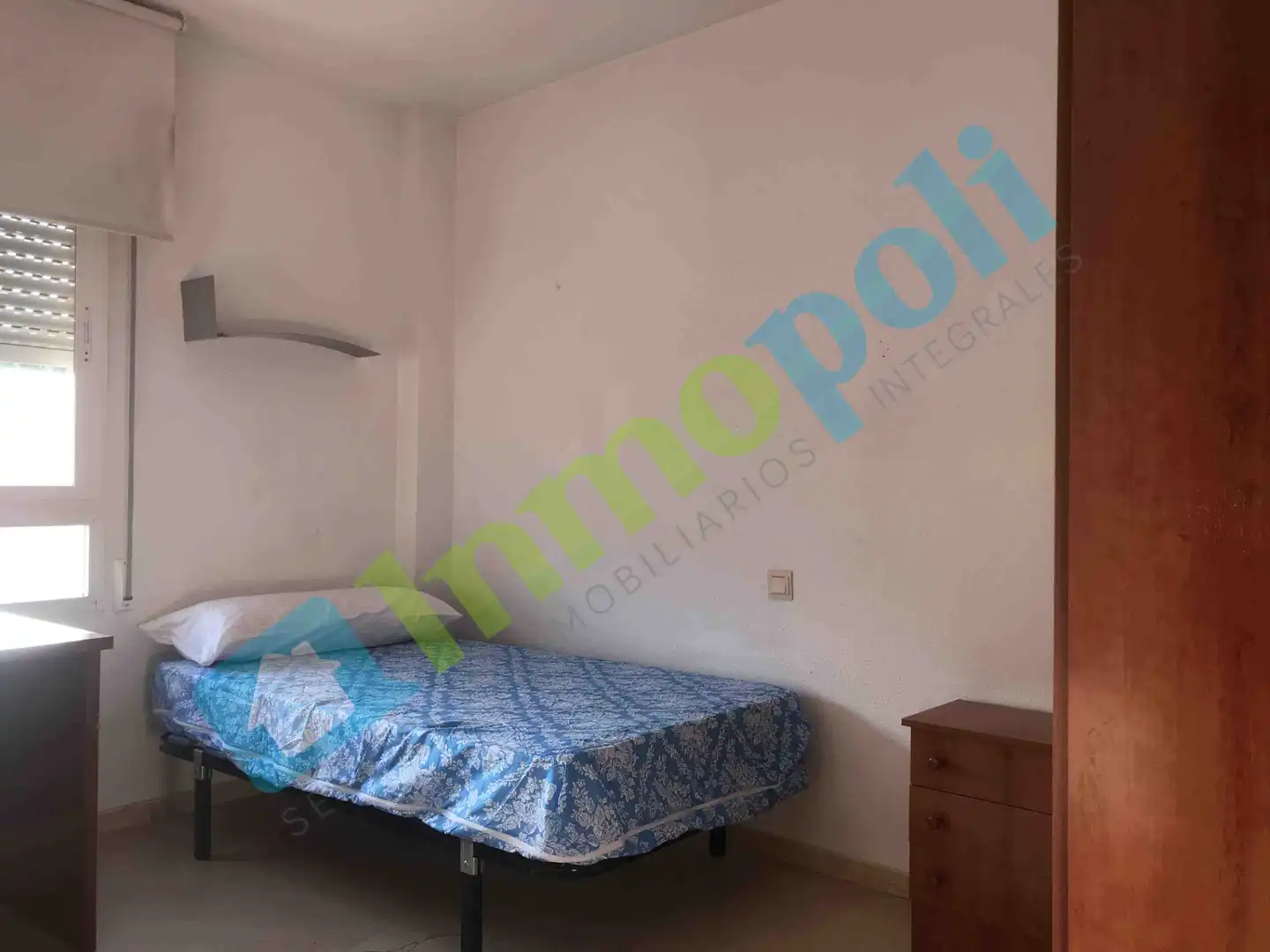 Schlafzimmer von Wohnung zur Miete in Badajoz mit Klimaanlage, Möbliert und Ofen