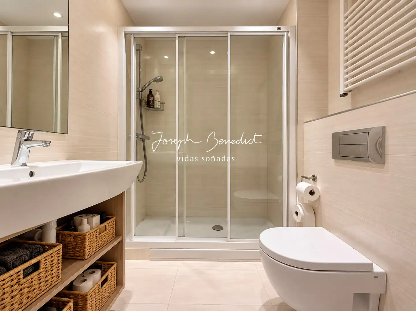 Baño de Casa o chalet en venta en Castelldefels con Aire acondicionado, Calefacción y Jardín privado