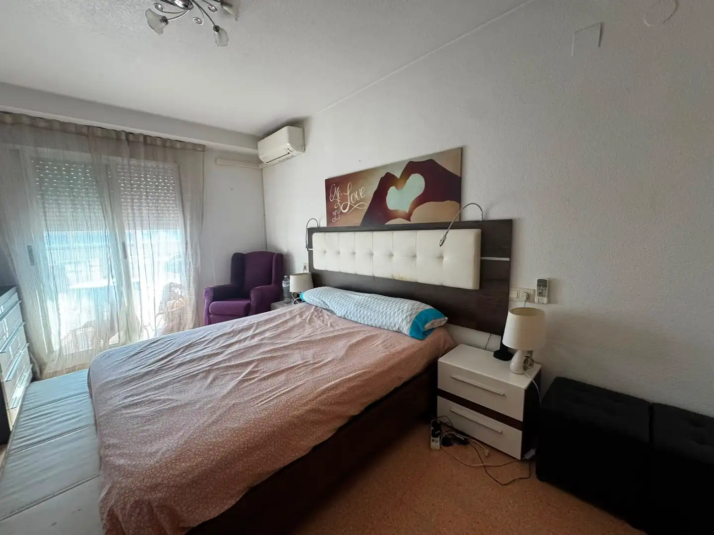 Bedroom of Flat for sale in Alicante / Alacant  with Air Conditioner, Heating and Storage room