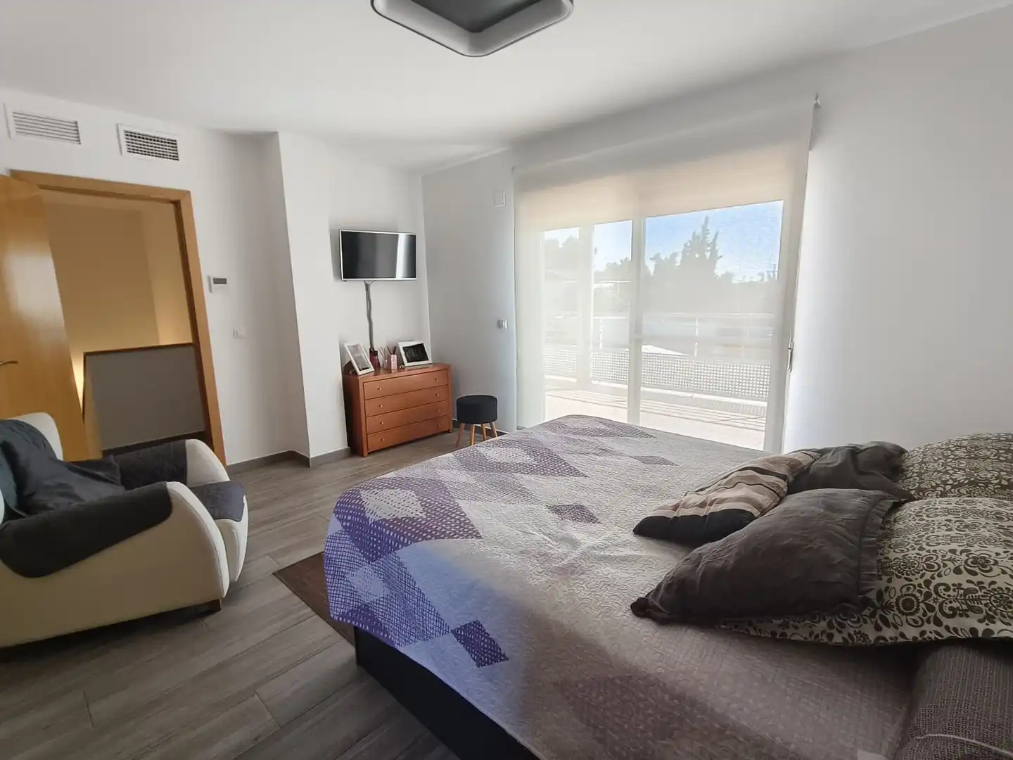 Habitación de Casa adosada en venta en Mutxamel con Aire acondicionado, Jardín privado y Terraza