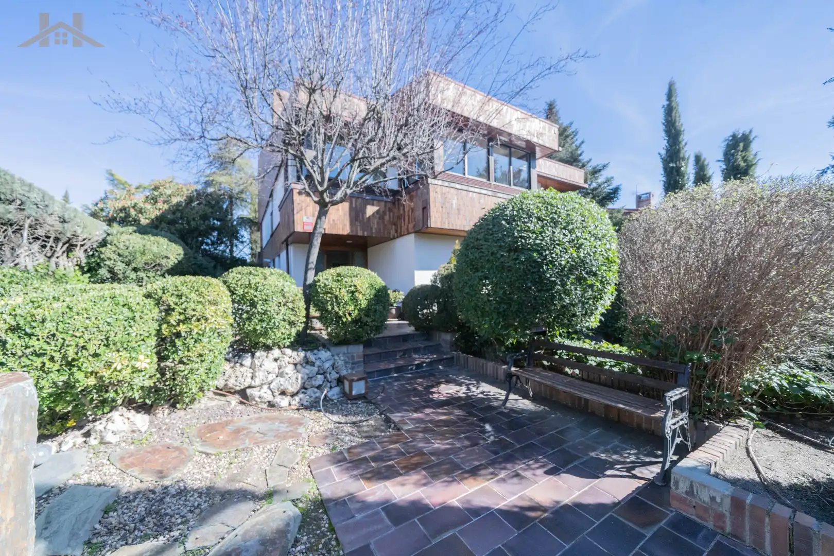 Garden of Houses for sale in Majadahonda  with Air Conditioner, Heating and Private garden