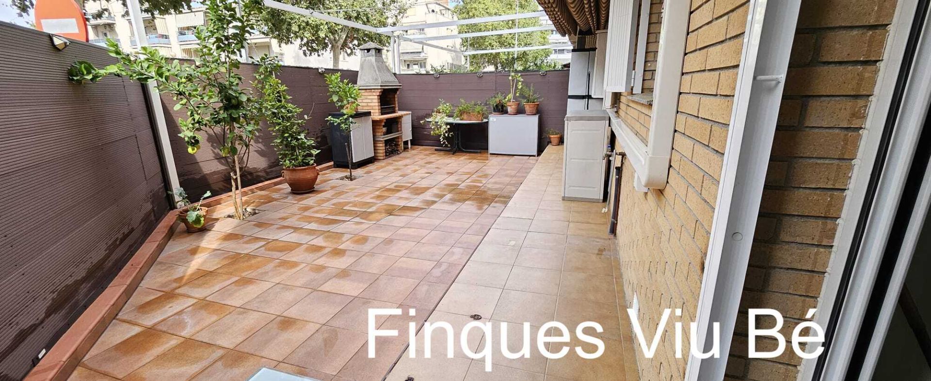 Terrace of Flat for sale in Terrassa  with Air Conditioner, Heating and Terrace