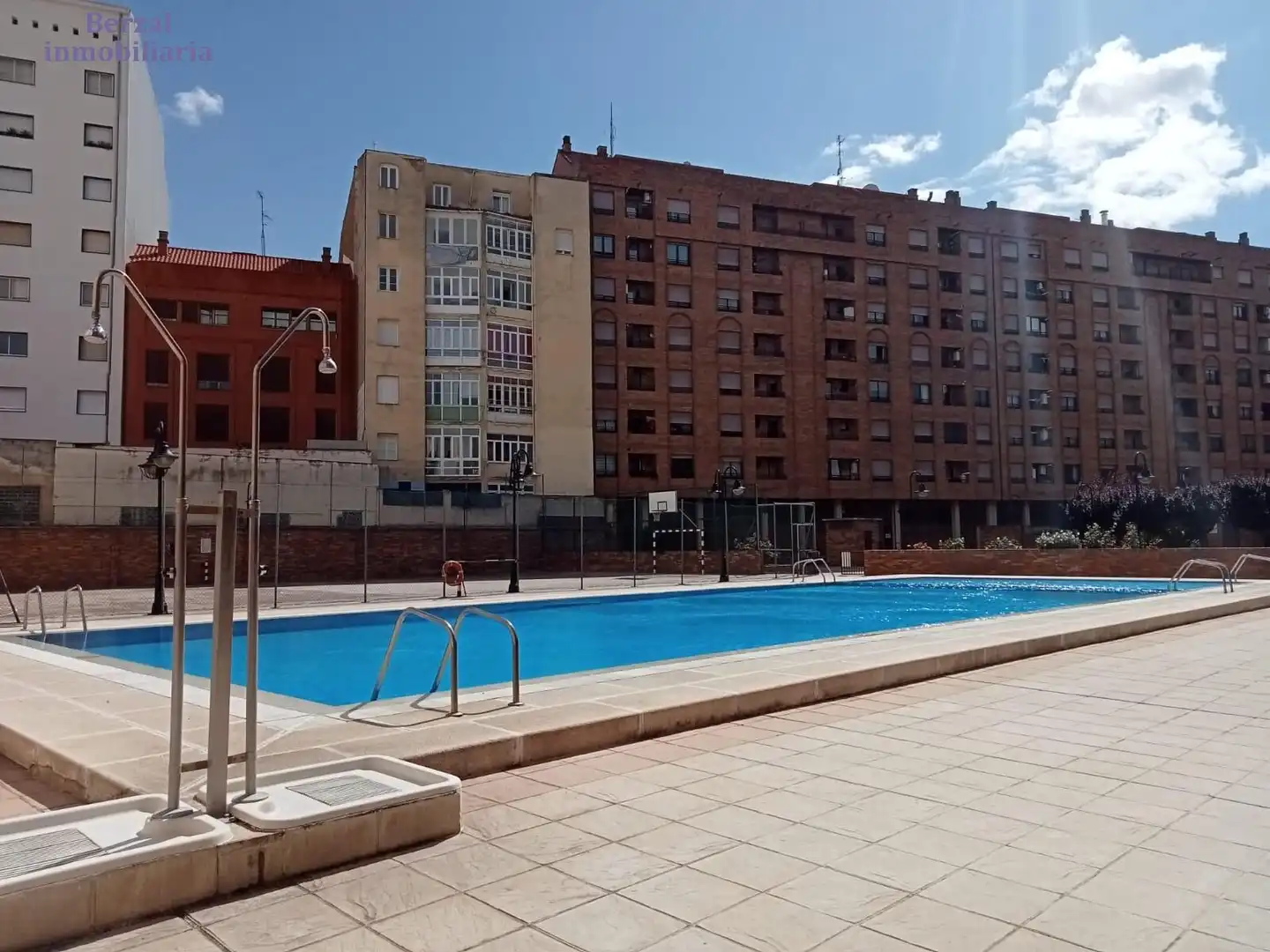 Swimming pool of Flat for sale in  Logroño  with Heating, Private garden and Terrace