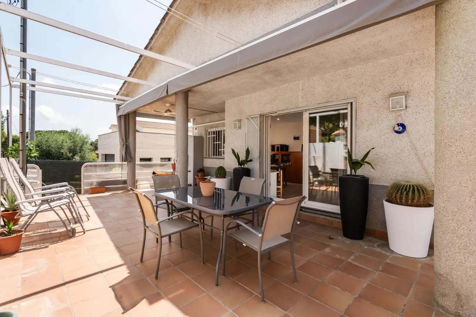 Terraza de Casa adosada en venta en Parets del Vallès con Aire acondicionado, Calefacción y Jardín privado