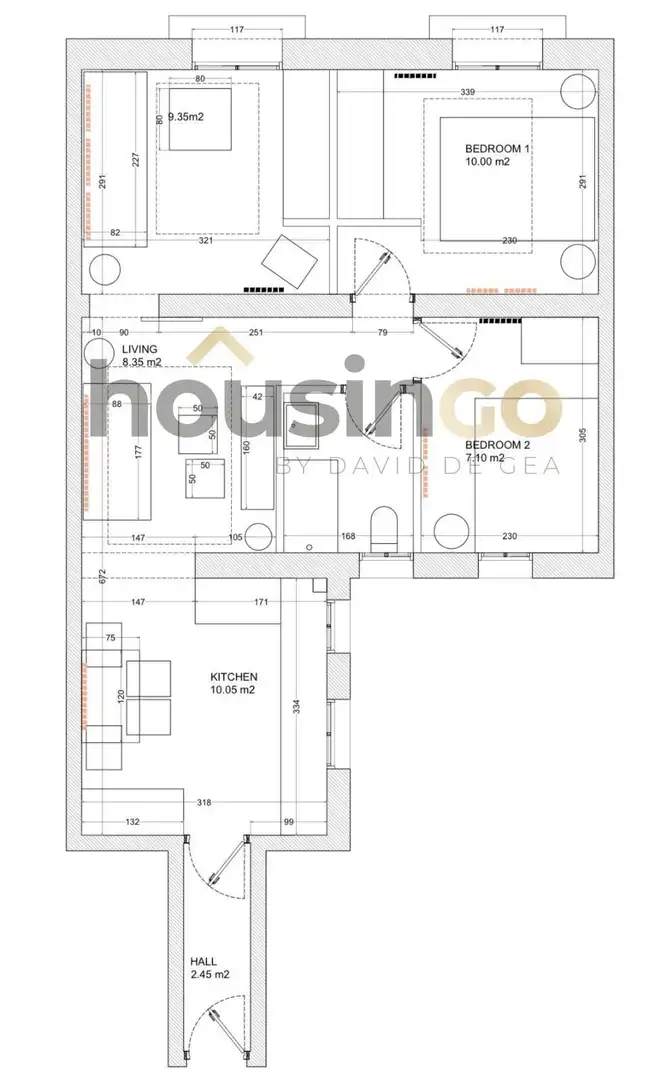 Wohnung zum Verkauf in Madrid mit Klimaanlage, Heizung und Terrasse