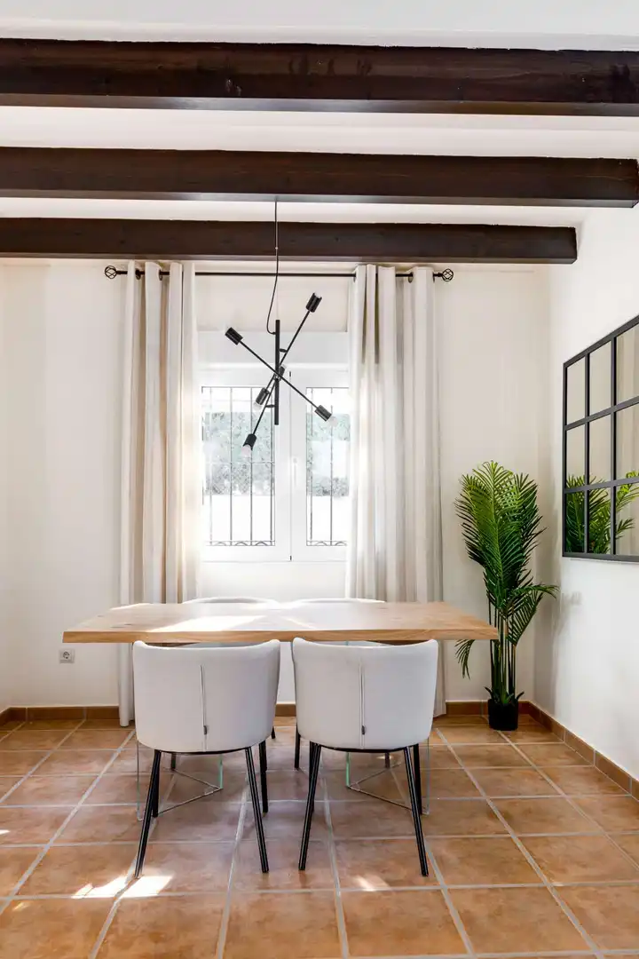 Comedor de Casa adosada en venta en Fuente Álamo de Murcia con Amueblado