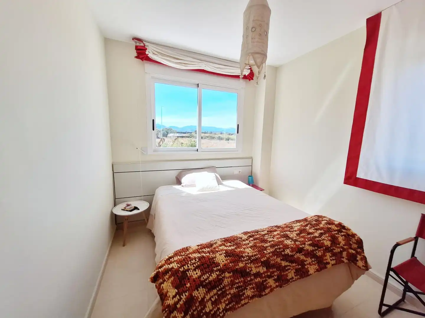 Schlafzimmer von Wohnungen zur Miete in Dénia mit Klimaanlage, Heizung und Privatgarten