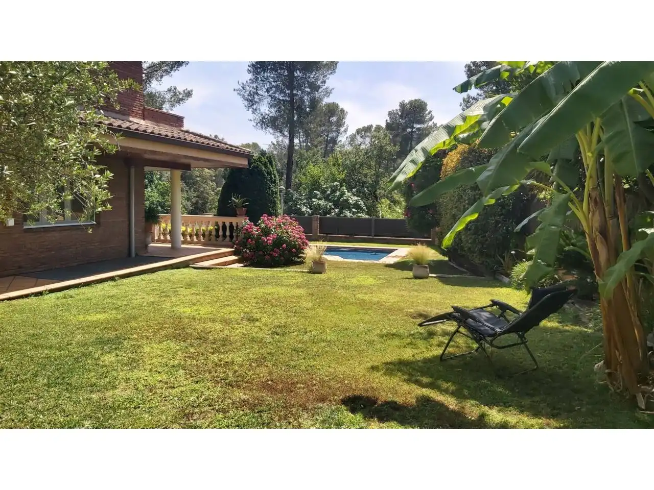 Garden of Houses for rent in Sant Cugat del Vallès  with Air Conditioner, Heating and Private garden