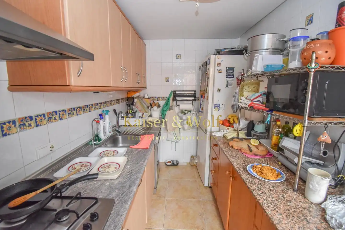 Cocina de Casa o chalet en venta en Santa Pola con Aire acondicionado, Jardín privado y Terraza