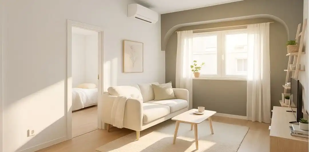 Living room of Flat for sale in  Madrid Capital  with Air Conditioner and Heating