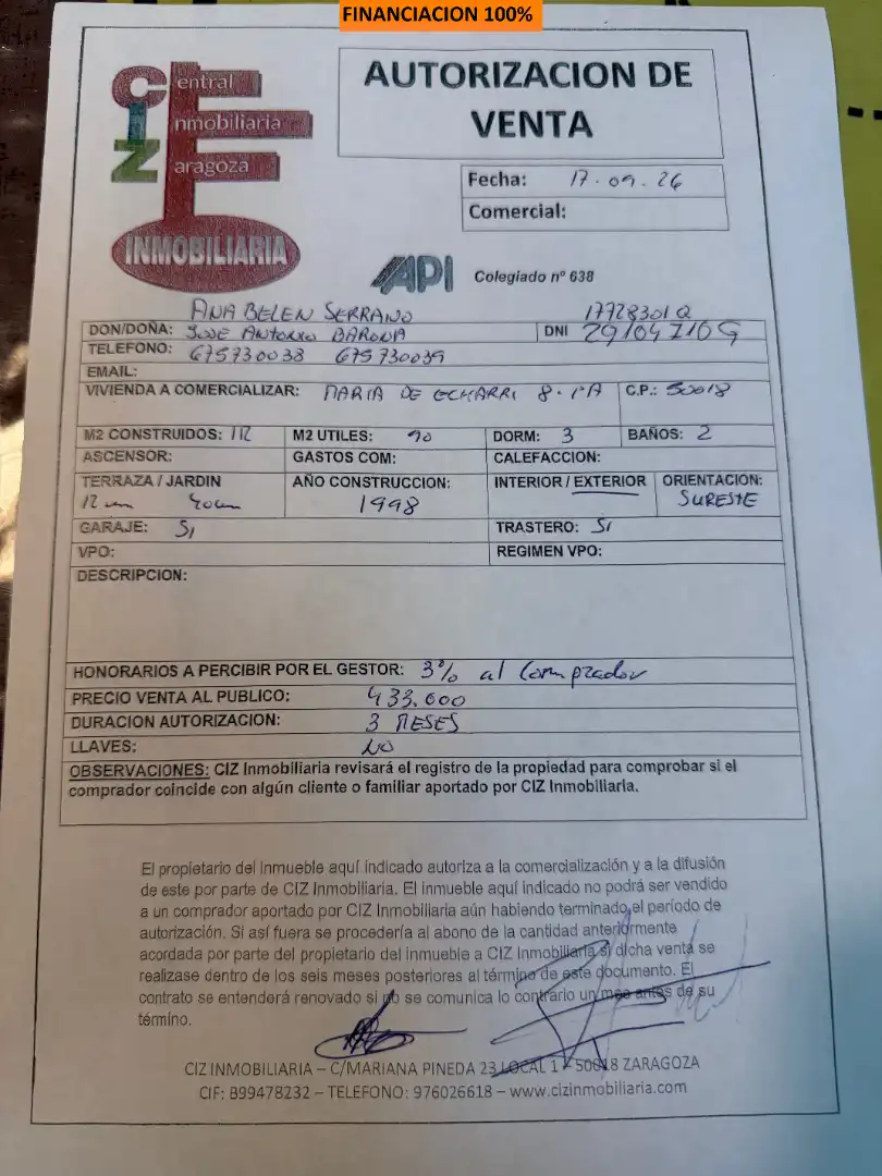 Piso con ascensor en venta en Calle de María de Echarri, imagen 33