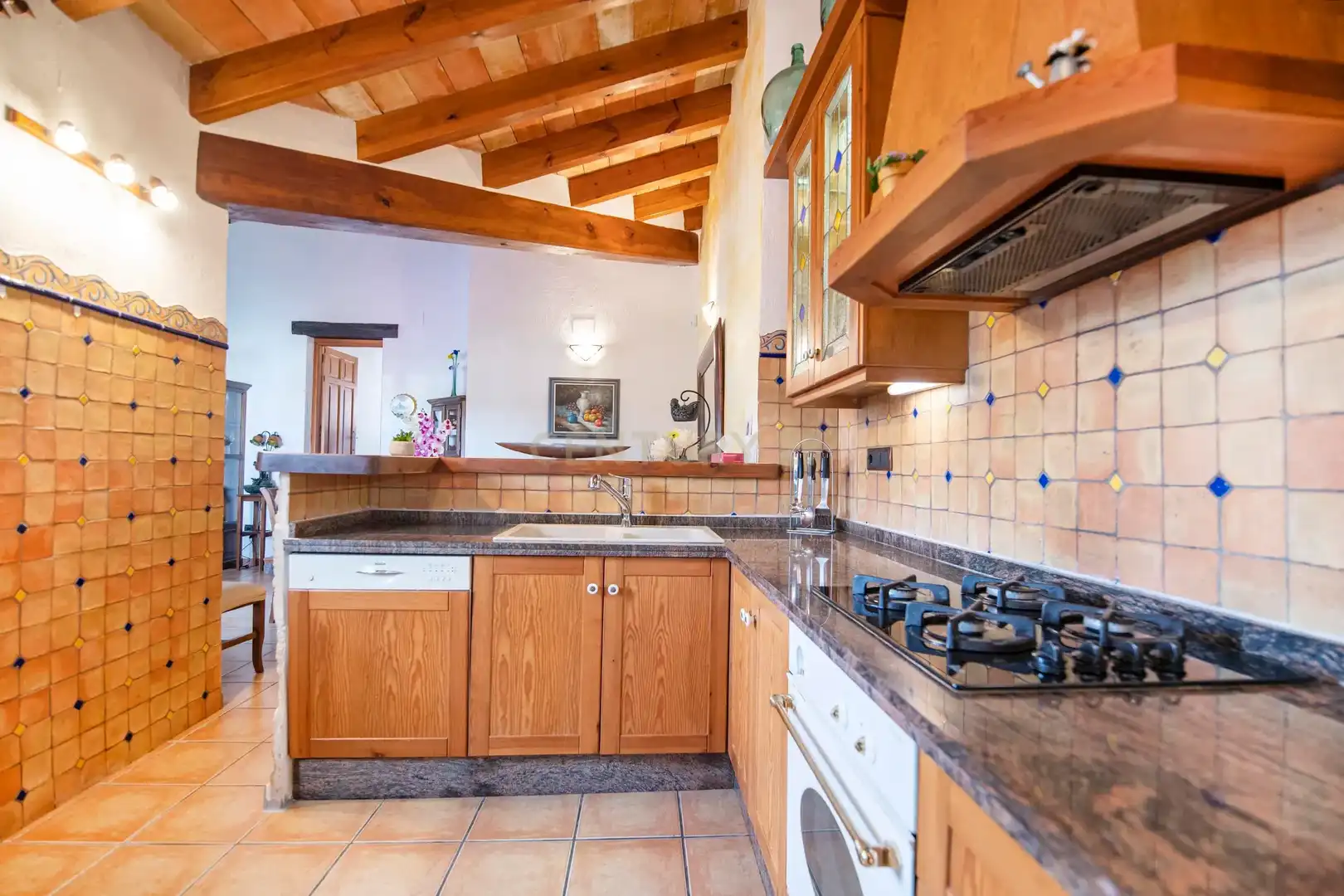 Cocina de Casa o chalet de alquiler en Benissa con Aire acondicionado, Jardín privado y Trastero