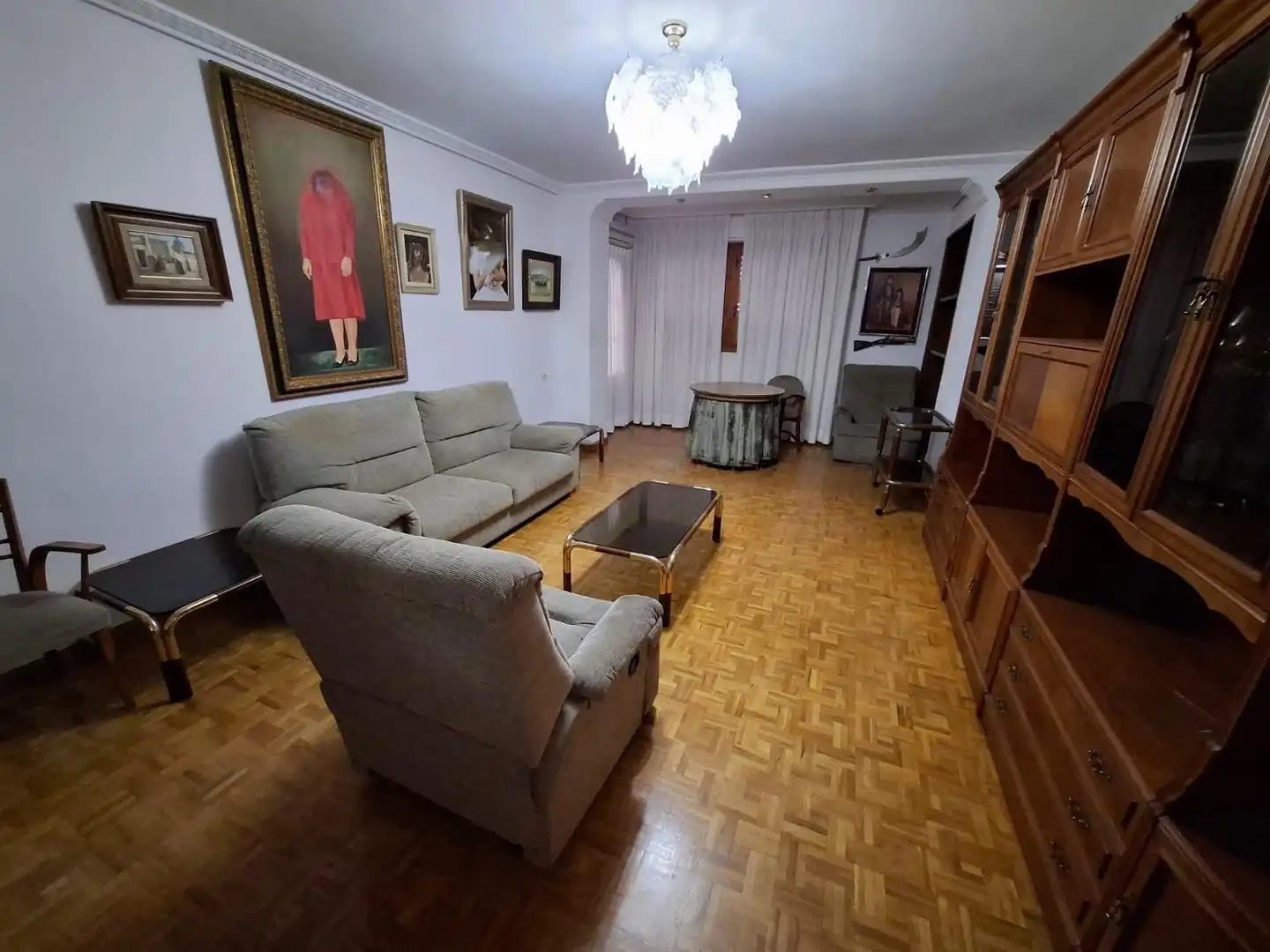 Sala de estar de Piso en venta en Ontinyent con Aire acondicionado, Trastero y Balcón