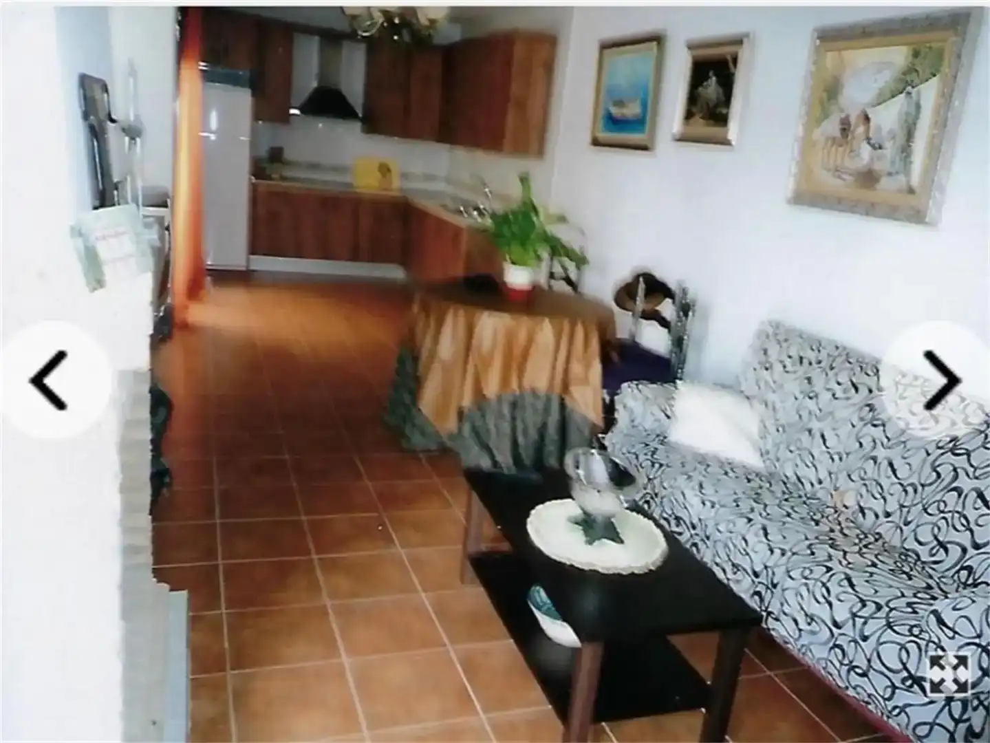 Sala d'estar de Finca rústica en venda en Las Tres Villas amb Jardí privat, Traster i Balcó