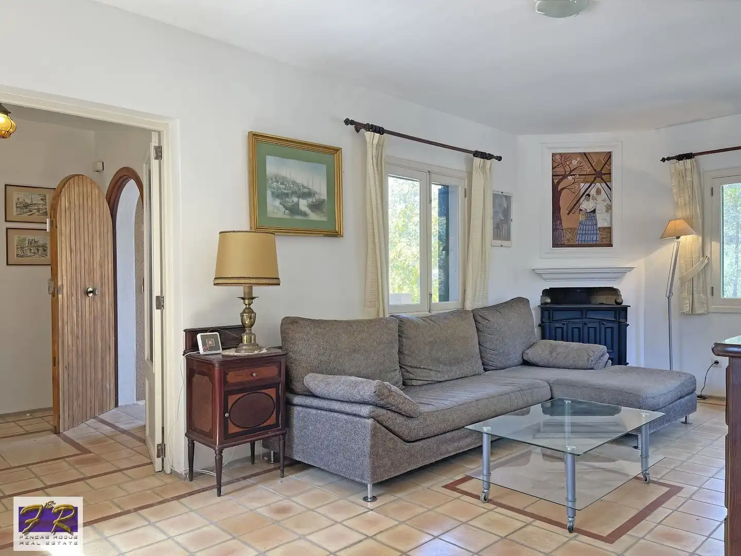 Sala d'estar de Casa o xalet en venda en Alcúdia amb Calefacció, Terrassa i Forn