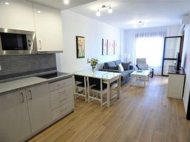Apartamento con piscina en alquiler en Playa de los Boliches