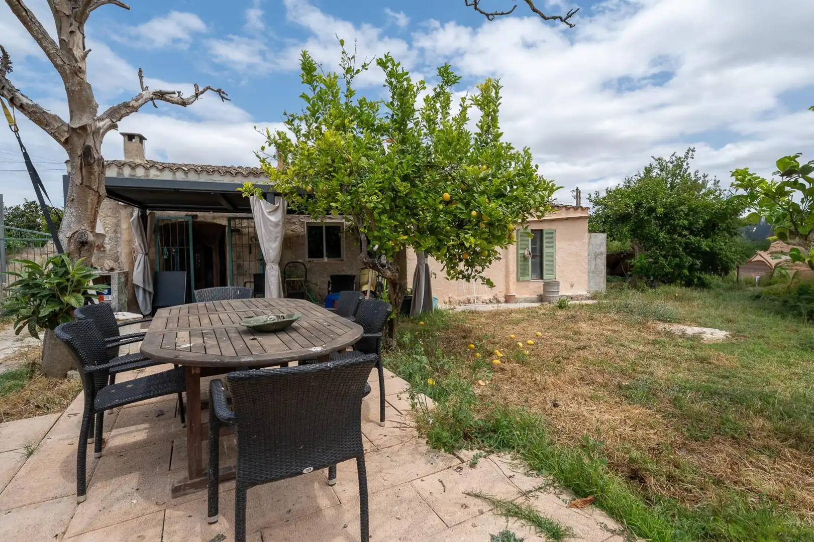Terrace of Country homes for sale in Sant Joan  with Private garden