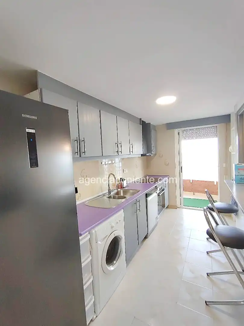Küche von Wohnung zur Miete in Villajoyosa / La Vila Joiosa mit Klimaanlage, Heizung und Terrasse