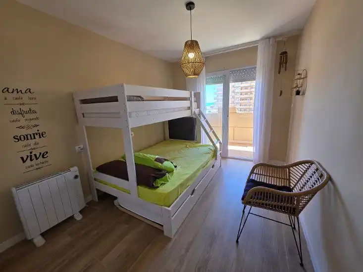 Bedroom of Flat for sale in La Manga del Mar Menor  with Furnished, Alarm and Community pool
