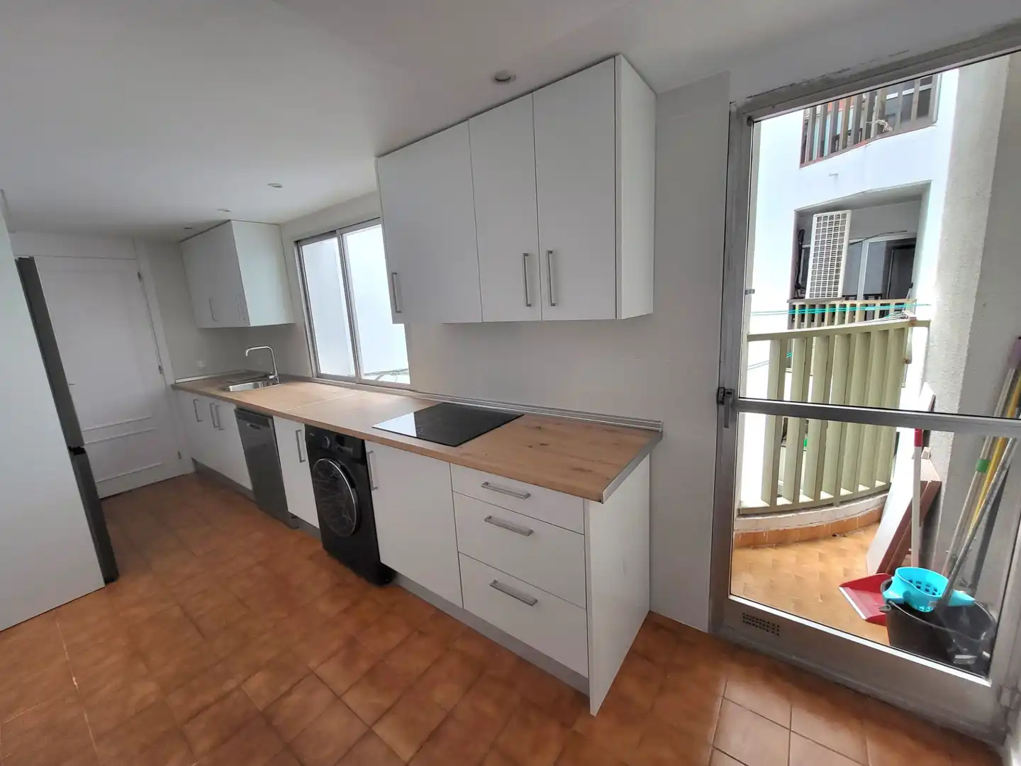 Kitchen of Flat for rent in Cáceres  with Air Conditioner and Heating