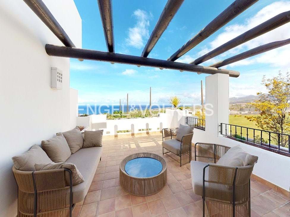 Terrace of Flat for sale in Guía de Isora  with Air Conditioner, Terrace and Swimming Pool