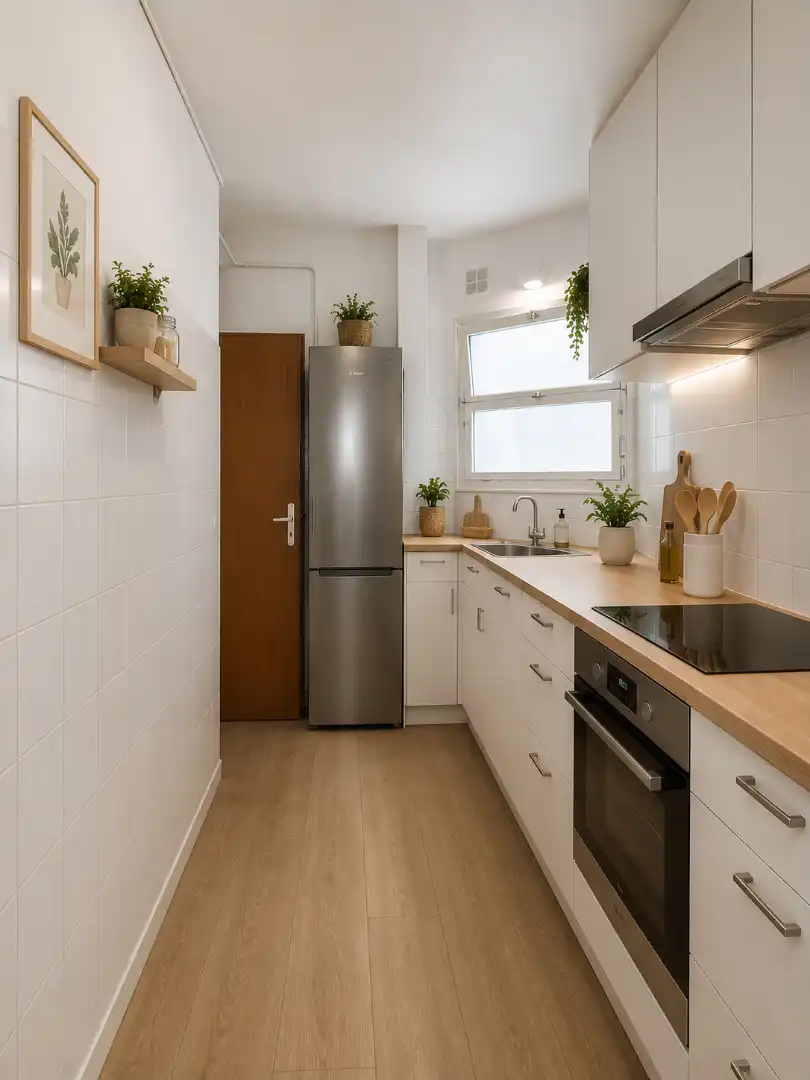 Kitchen of Flat for sale in Figueres  with Heating and Balcony